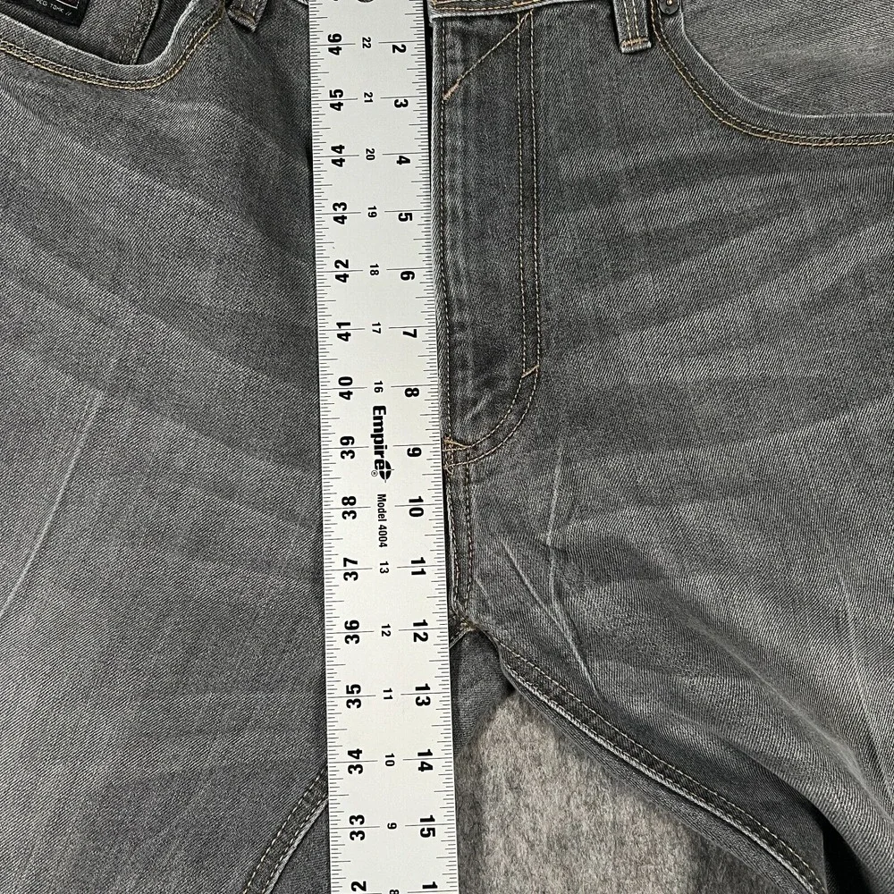 Sean John Hamilton Men's Straight Jeans Size 36x32 Gray‎ Denim Cotton Distressed